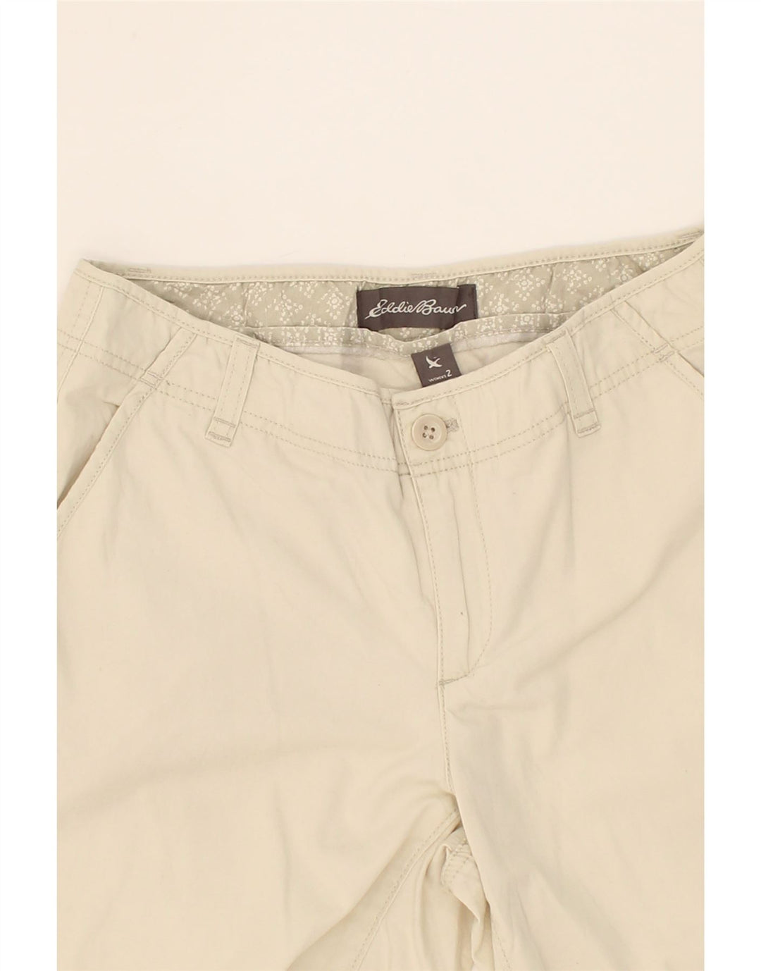 EDDIE BAUER Womens Chino Shorts US 2 XS W25 Beige Vintage Eddie Bauer and Second-Hand Eddie Bauer from Messina Hembry 