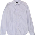 GUESS Mens Slim Fit Shirt UK 40 Medium Blue Cotton Vintage Guess and Second-Hand Guess from Messina Hembry 