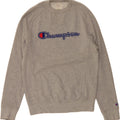 CHAMPION Mens Graphic Sweatshirt Jumper Small Grey Cotton Vintage Champion and Second-Hand Champion from Messina Hembry 