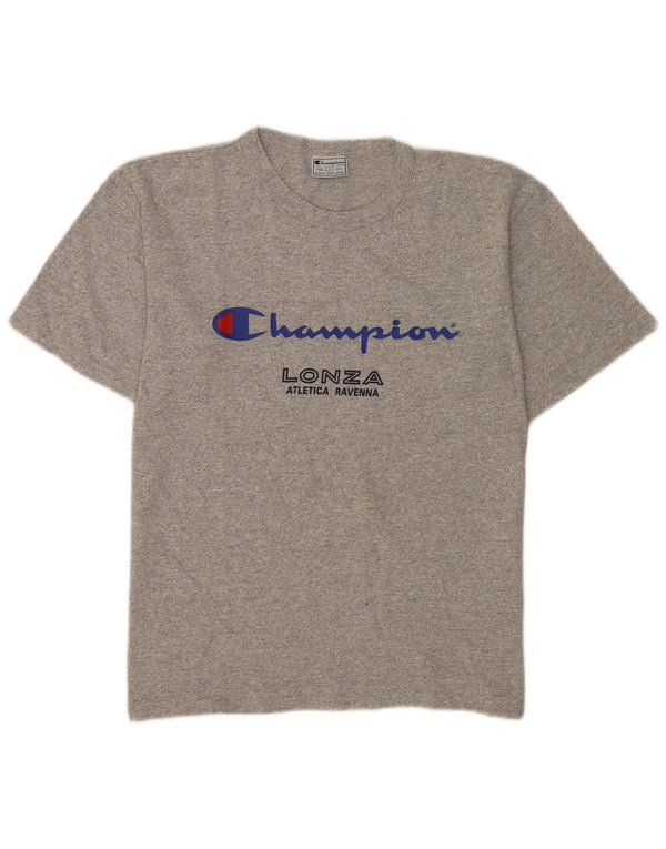 Ανδρικό T-Shirt Champion Graphic Top Large Grey Flecked