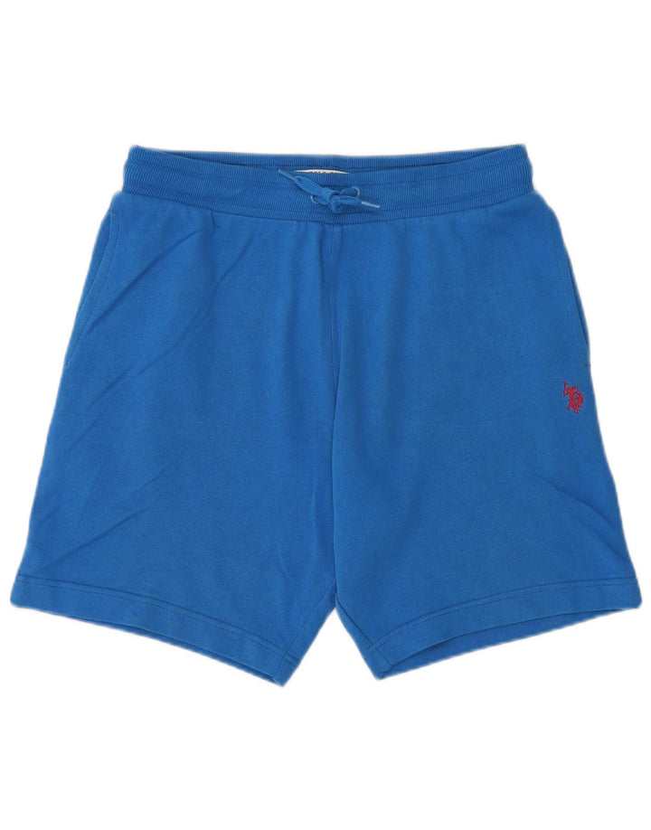 U.S. POLO ASSN. Mens Sport Shorts Medium  Blue Cotton