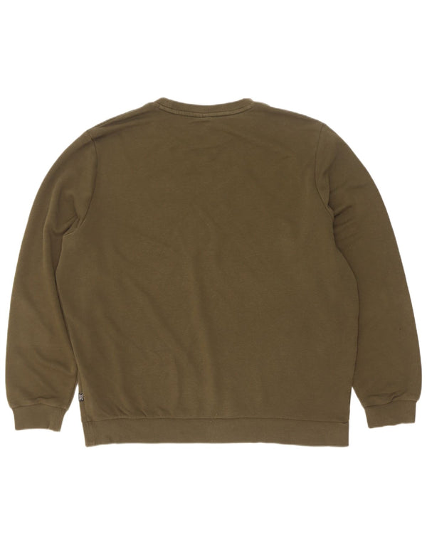 Felpa da uomo Puma Jumper XL in cotone kaki
