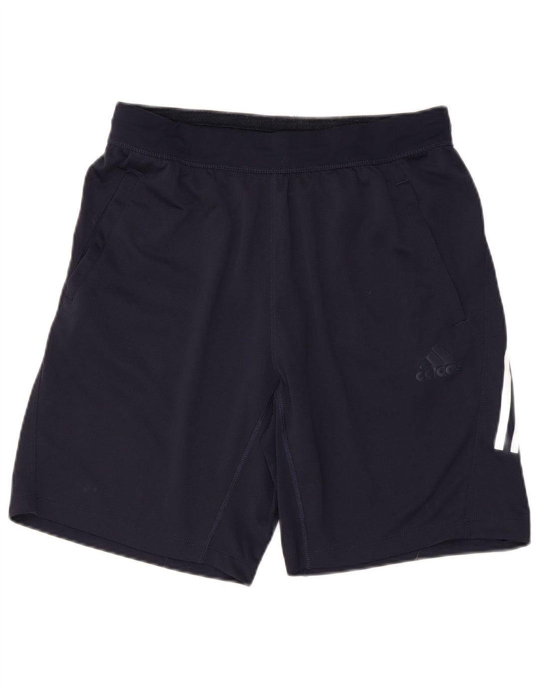 ADIDAS Mens Aeroready Sport Shorts Medium Navy Blue Polyester
