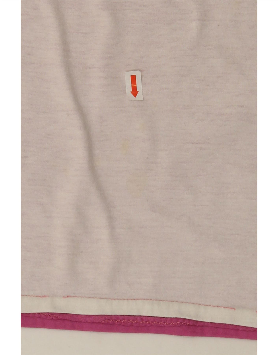 ELLESSE Womens Crop Graphic Vest Top UK 14 Medium Pink Colourblock Vintage Ellesse and Second-Hand Ellesse from Messina Hembry 