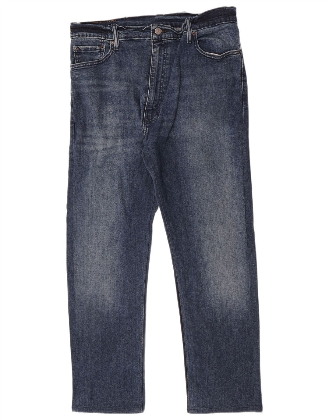 Levi's Mens 513 Slim Straight Jeans W40 L27 Blue Cotton