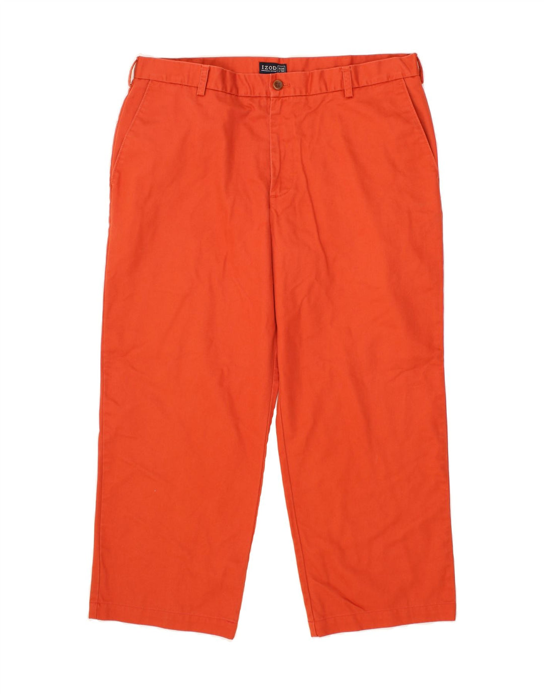 IZOD Mens Straight Cropped Trousers W30 L26 Red Cotton Vintage Izod and Second-Hand Izod from Messina Hembry 