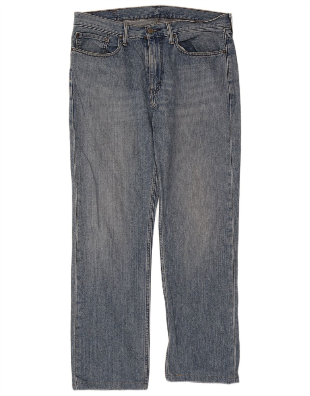 LEVI'S Mens 514 Straight Jeans W34 L30  Blue Cotton