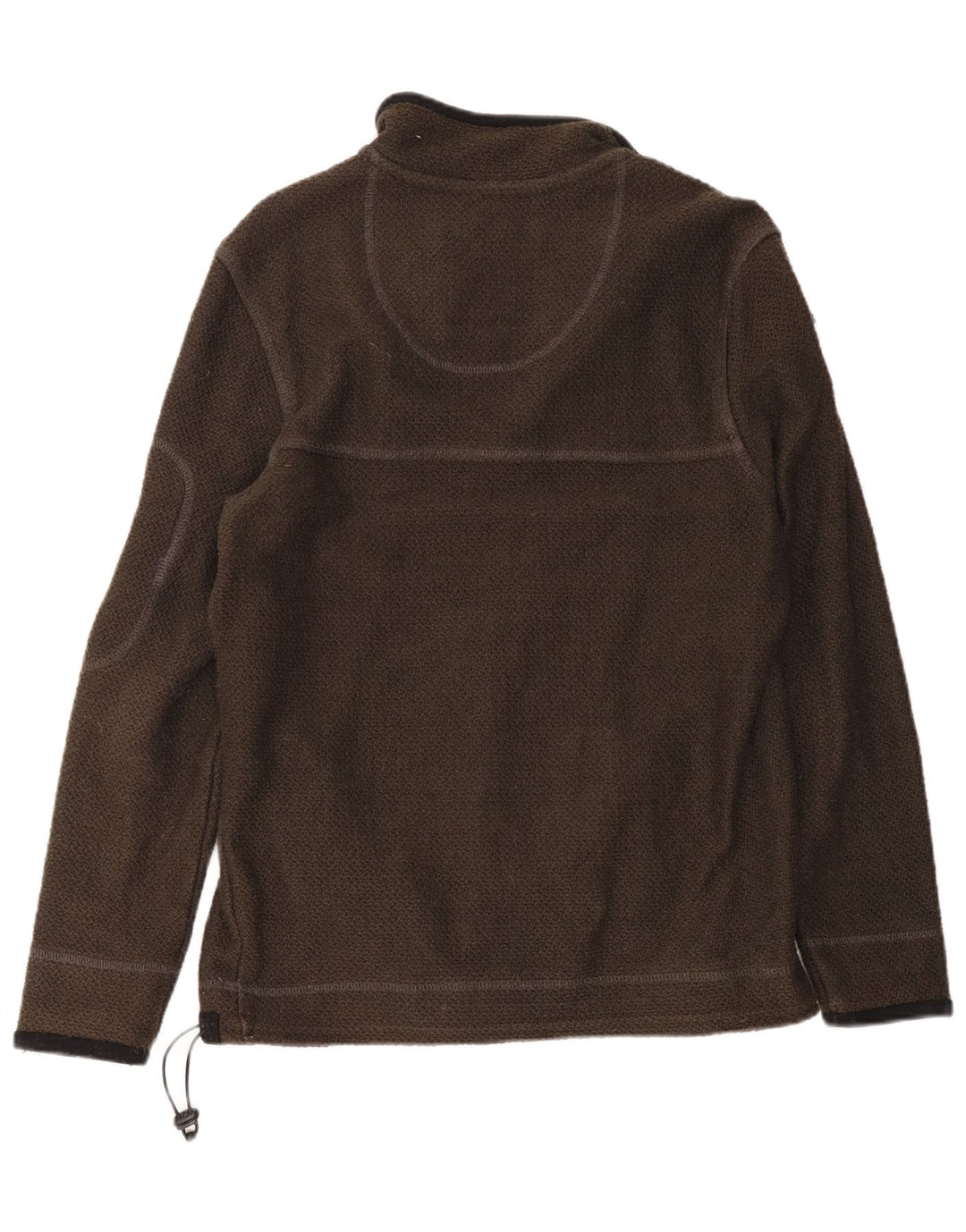Weird Fish Herre Zip Neck Sweatshirt Jumper Medium Khaki Bomuld