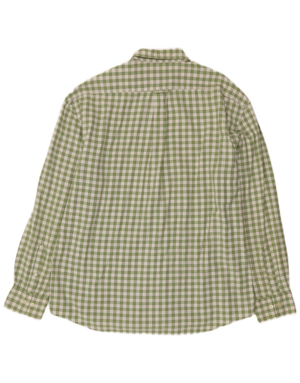 Camicia Gant da uomo vestibilità regolare XL in cotone a quadretti verde