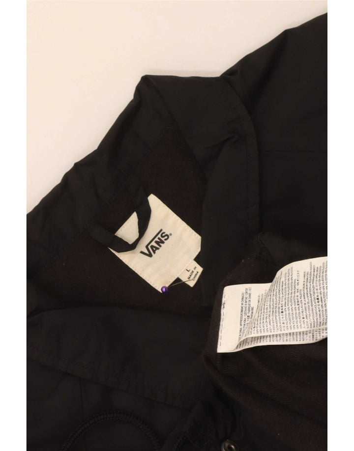 Vans Chaqueta impermeable para mujer UK 46 Large Nylon negro