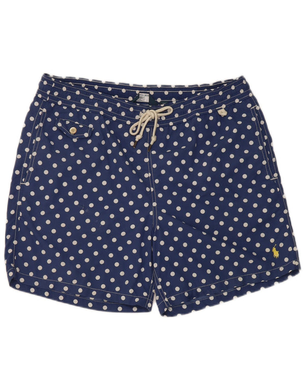Polo Ralph Lauren - Bañador para hombre de nailon azul medio con lunares