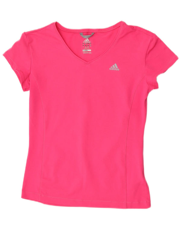 Damska koszulka Adidas Clima 365 Top UK 18 XL Różowy poliester