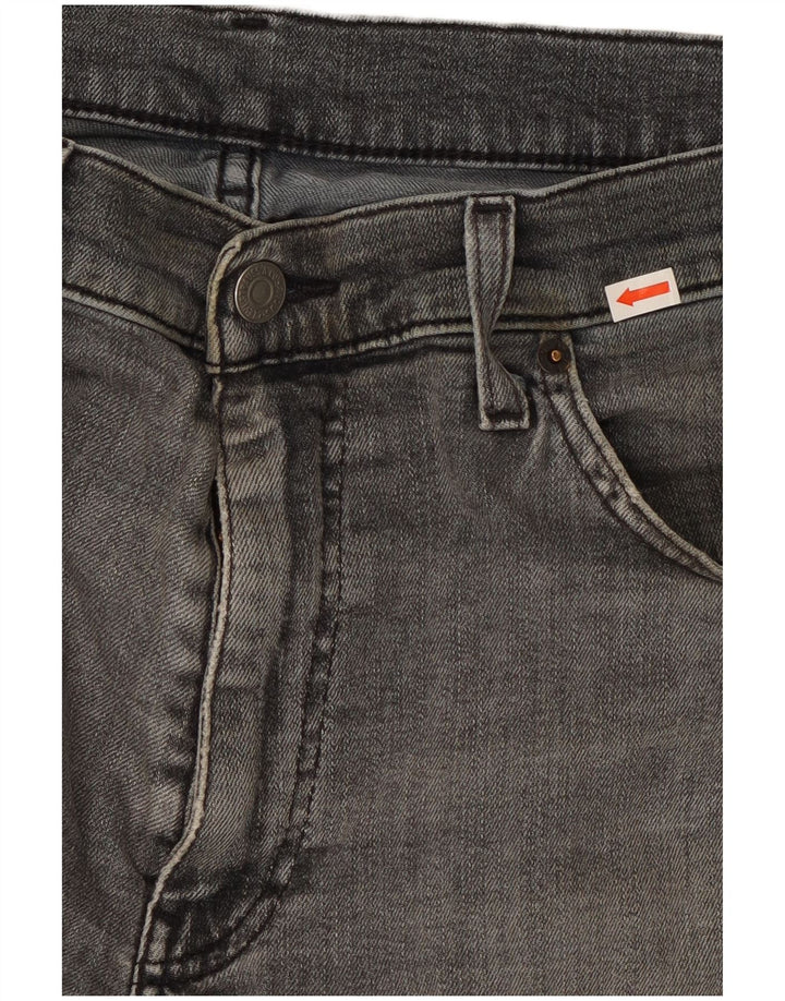 Jeans dritti da uomo Levi's W34 L32 cotone grigio