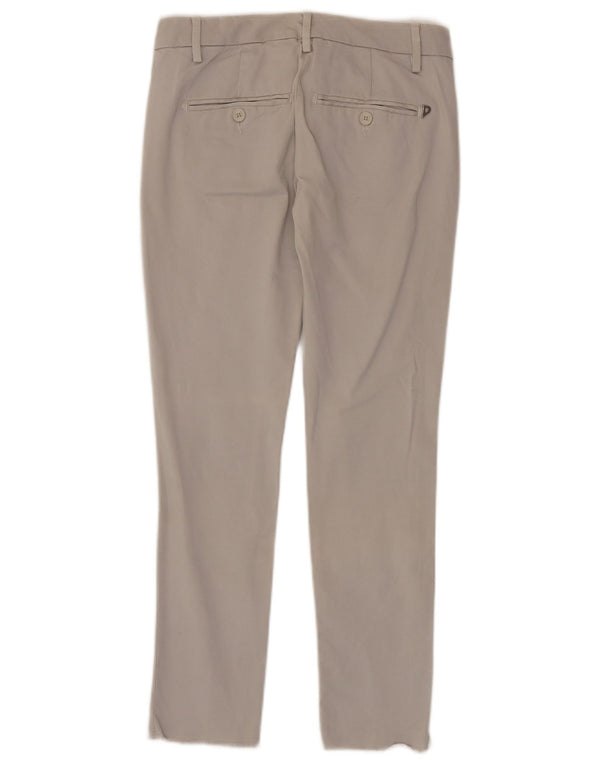 Pantalón Chino Slim Dondup Mujer W25 L27 Algodón Gris