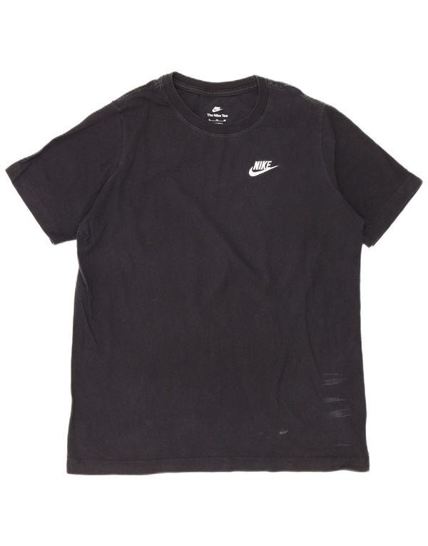 Nike Grafisk T-Shirt Top UK 18 XL Sort Bomuld