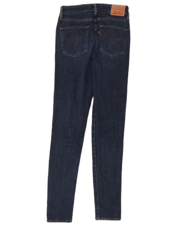 Blugi skinny cu talie mare 721 Levi's pentru femei W27 L30 bumbac bleumarin