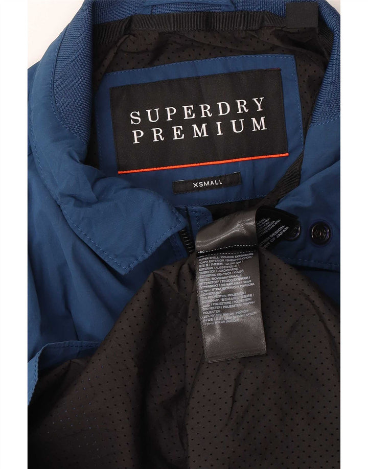 Мужская дождевик Superdry UK 34 XS Синий Полиэстер