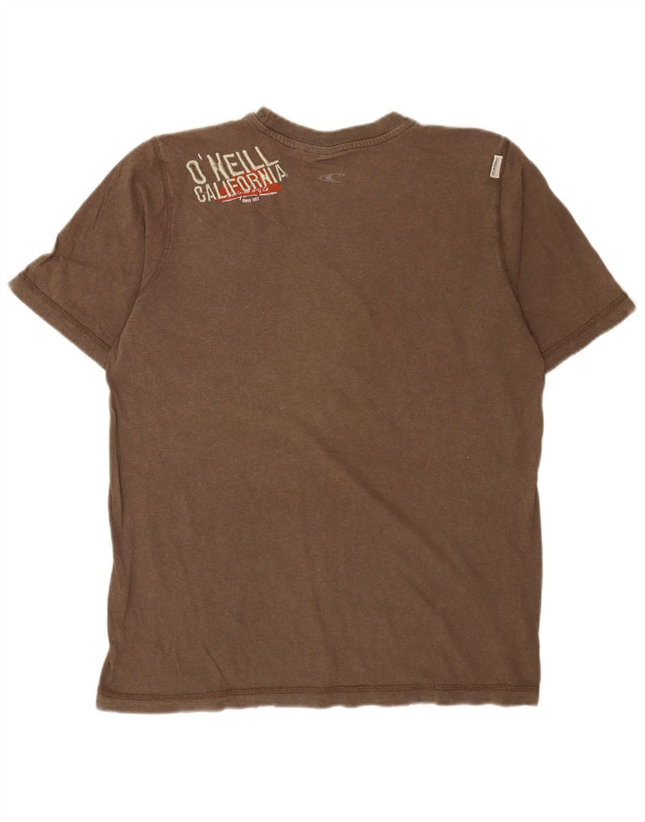 O'Neill Mens Graphic T-Shirt Top Medium Grey Cotton