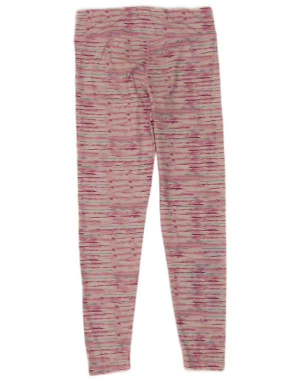 Eddie Bauer Pige Leggings 14-15 år XL Pink Stribet Polyester