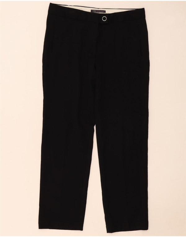 Marks & Spencer Γυναικείο ίσιο παντελόνι UK 12 Medium W30 L28 Μαύρο