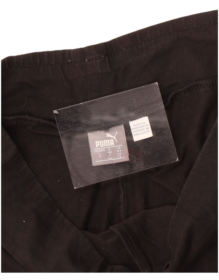 Puma Grafiske Leggings til kvinder UK 14 Medium Sort