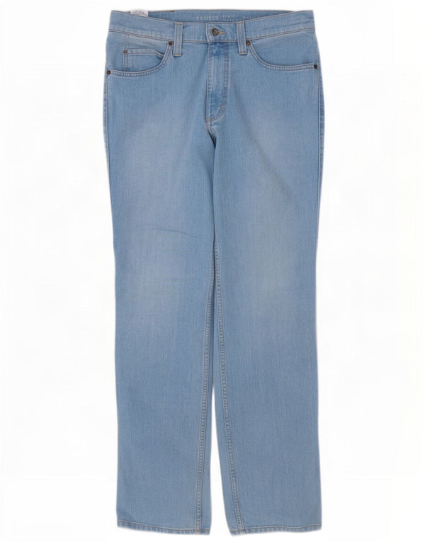 Mustang Mens Tramper Straight Jeans W33 L34 Blue Cotton