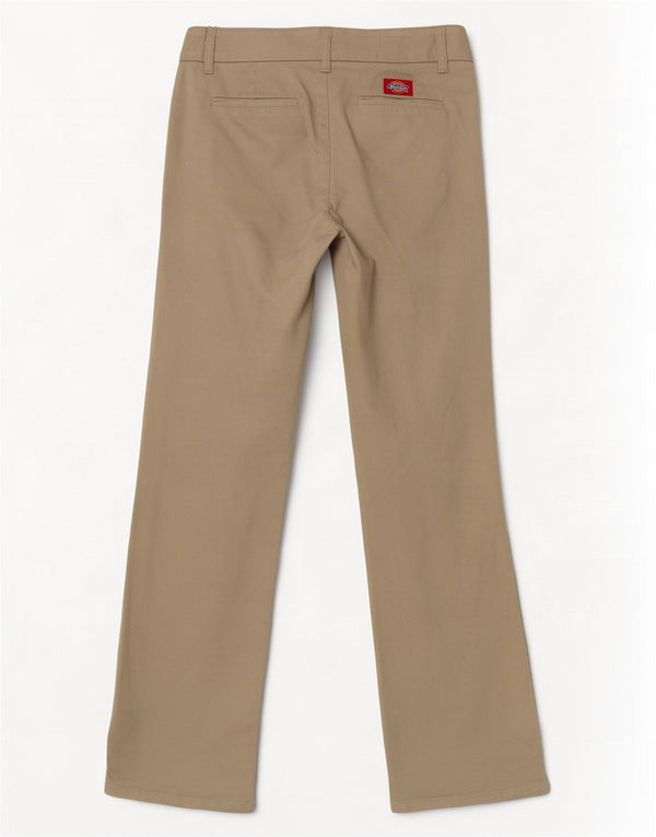 Dickies Dame Bootcut Casual Bukser US 7 Medium W30 L31 Beige Bomuld