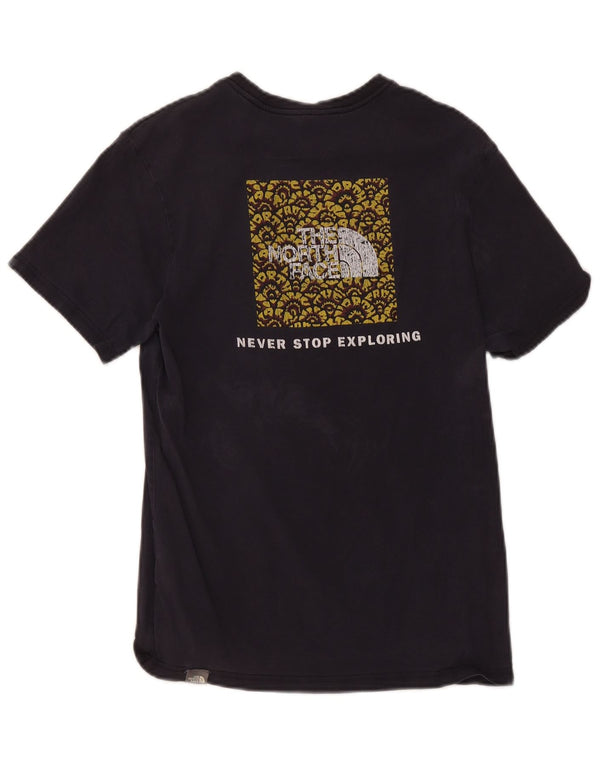 The North Face Mens Graphic T-Shirt Top Small Navy Blue Cotton