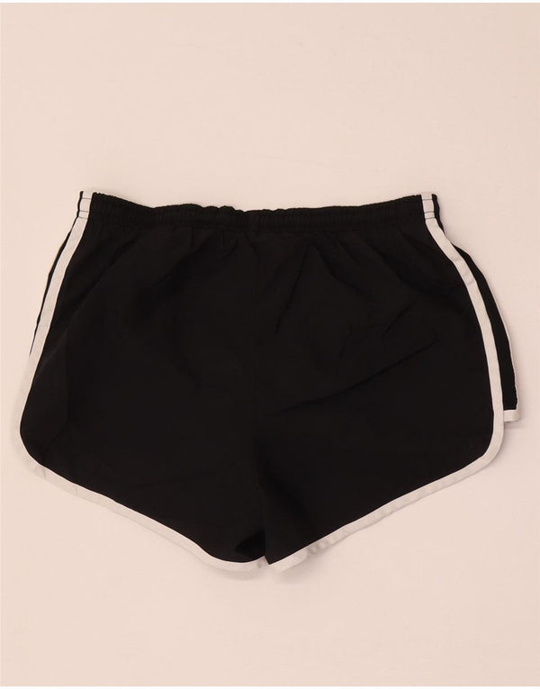 Pantaloni scurți sport Nike Dri Fit pentru femei UK 14 Medium Black Colorblock