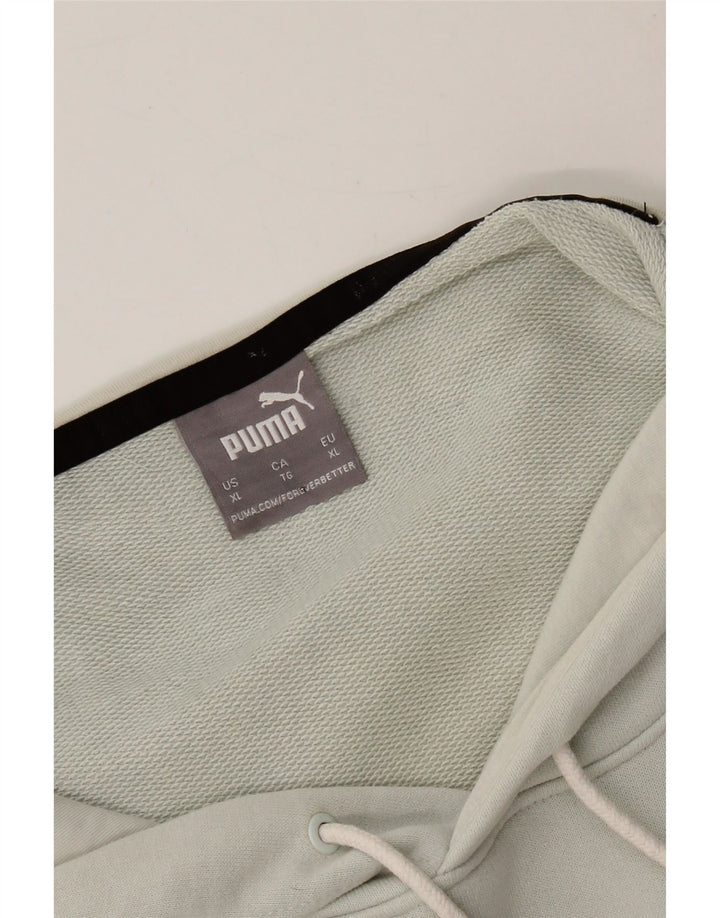 PUMA Mens Hoodie Jumper XL Blue Cotton Vintage Puma and Second-Hand Puma from Messina Hembry 