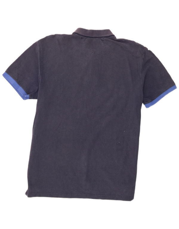 Polo grafica da uomo Tommy Hilfiger 2XL cotone blu navy