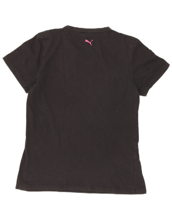 Top Puma Meninas Graphic 15-16 Anos Preto