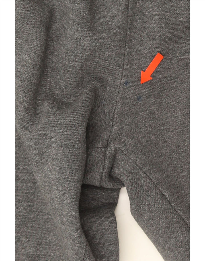 ADIDAS Mens Tracksuit Trousers Joggers Medium Grey Cotton