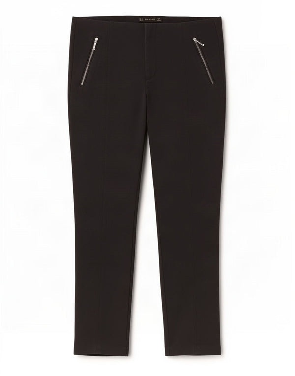 Zara Dame Slim Chino Bukser Large W30 L29 Sort