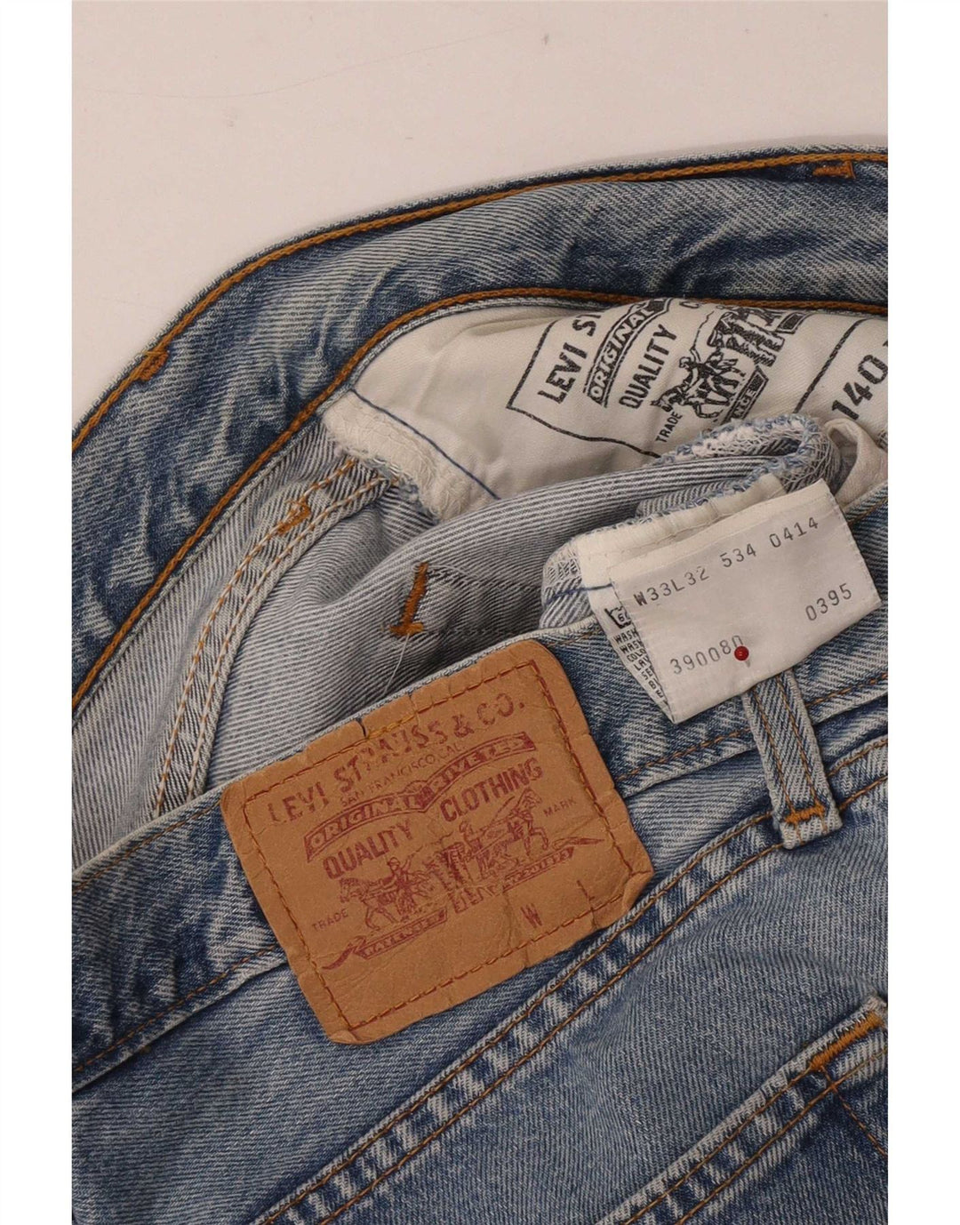 Blugi slim pentru bărbați Levi's W33 L32 Bumbac albastru