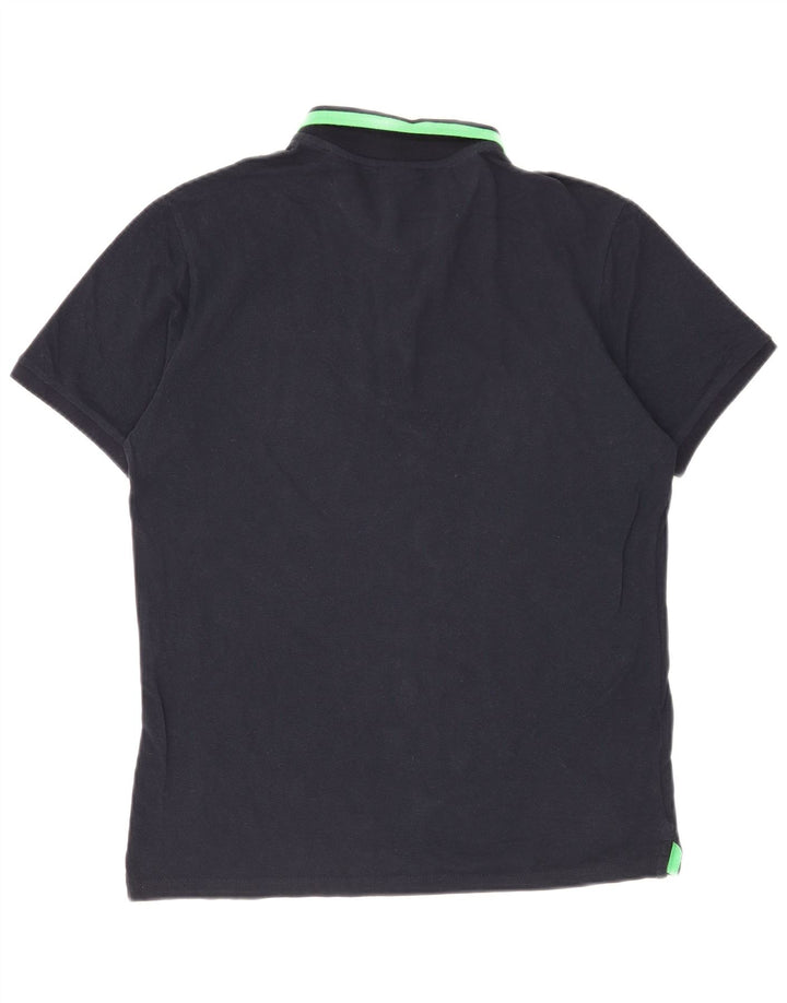 Champion Mens Polo Shirt Small Navy Blue
