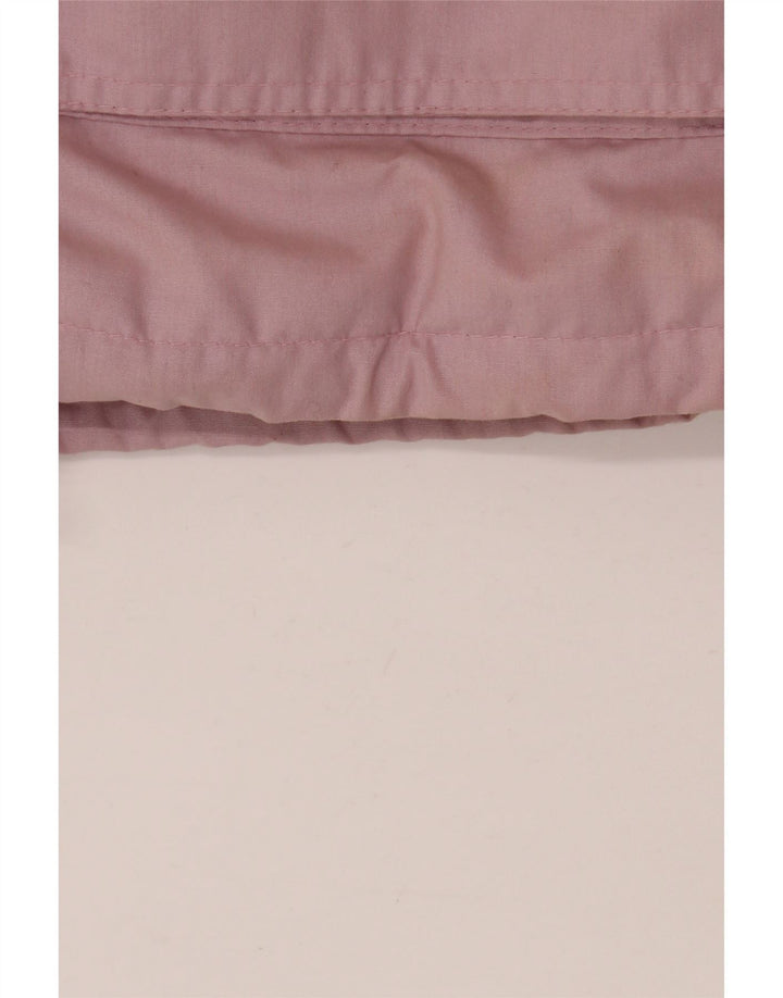 Vintage Womens Oversized Windbreaker Coat IT 36/38 XS Pink Polyester