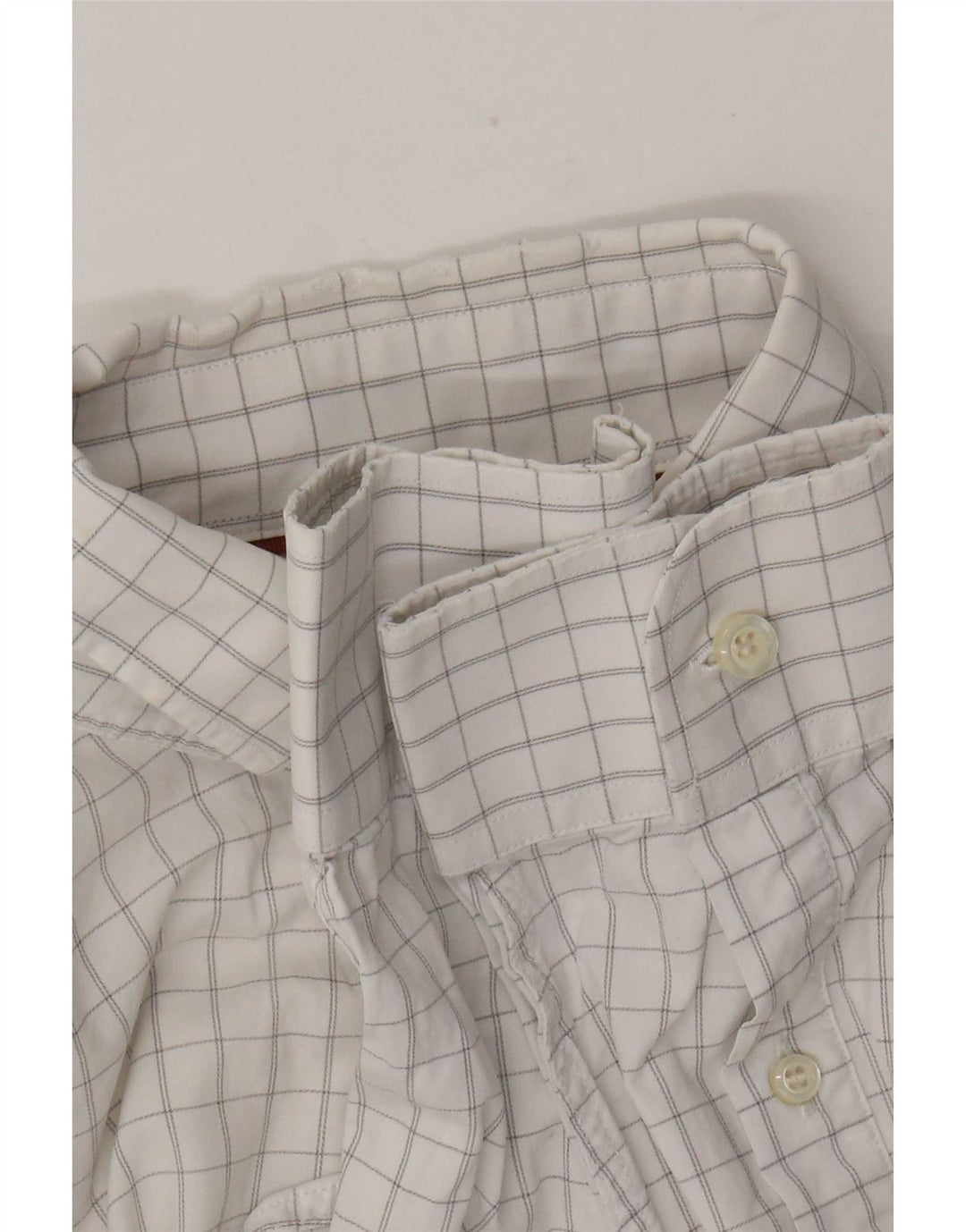 Dockers Herre Fitted Shirt Medium White Ternet Bomuld