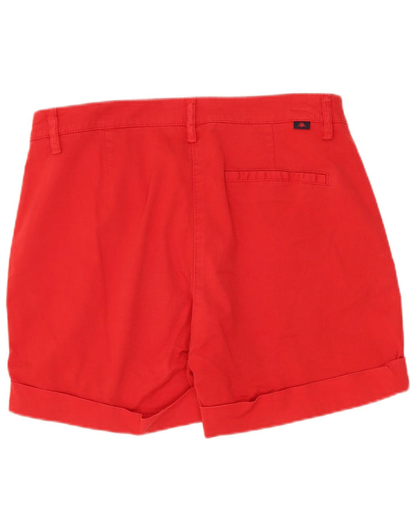 Kappa Womens Perfect Fit Chino Short IT 44 Medium W30 Red Cotton