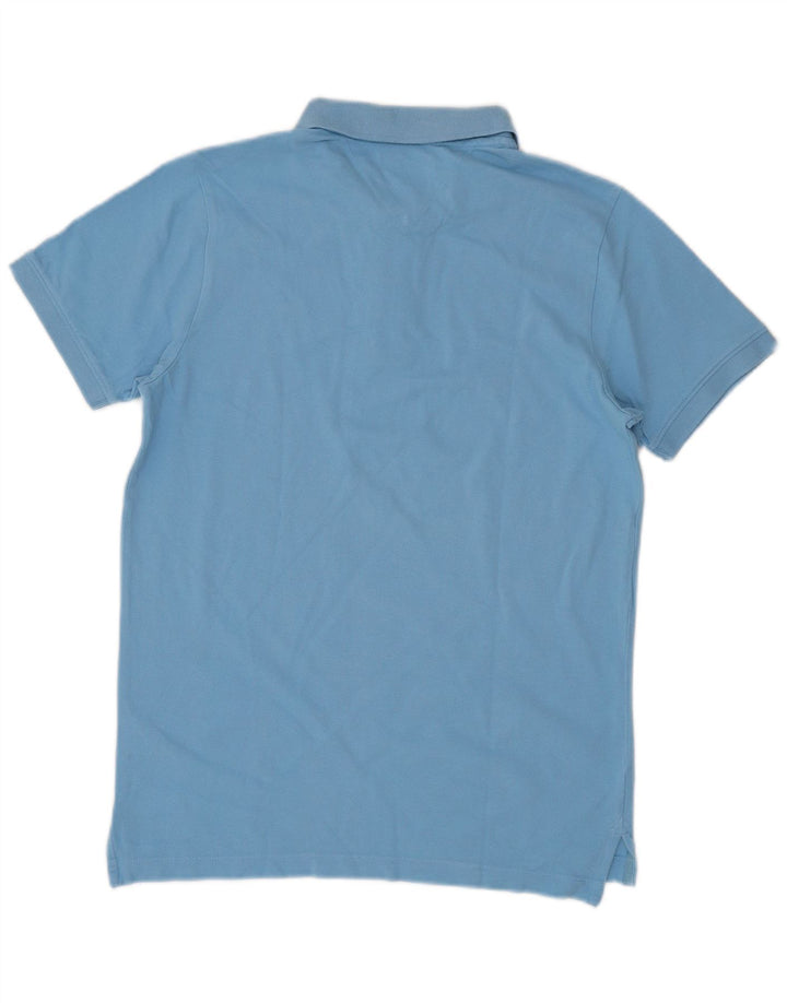 Tommy Hilfiger Mens Polo Shirt Medium Blue Cotton