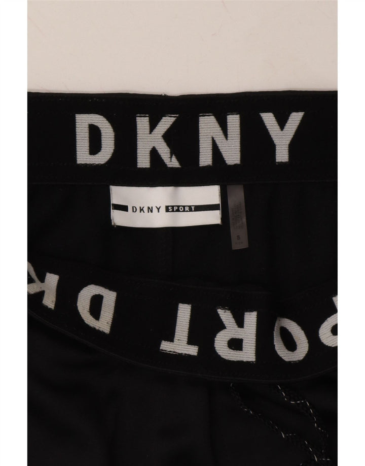 DKNY Mens Tracksuit Trousers Joggers Small  Black Polyester Vintage Dkny and Second-Hand Dkny from Messina Hembry 
