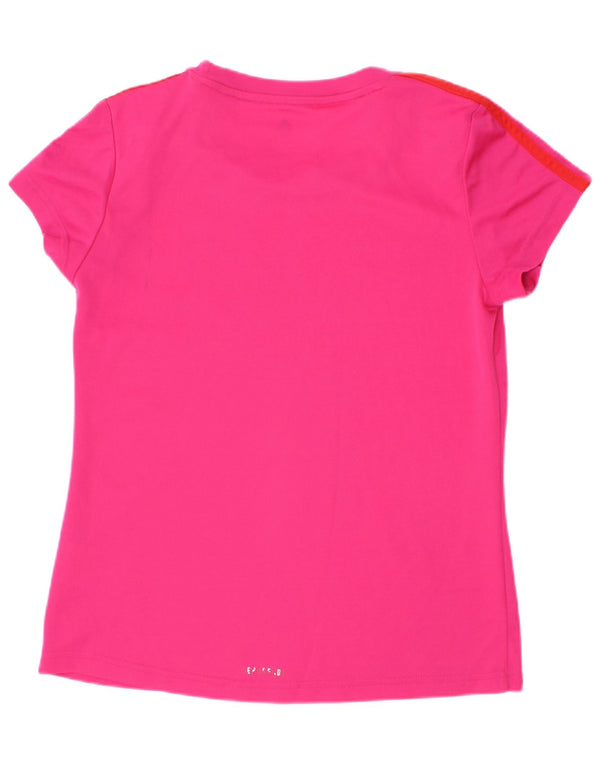 Adidas Filles Aeroready T-Shirt Top 11-12 ans Rose Polyester