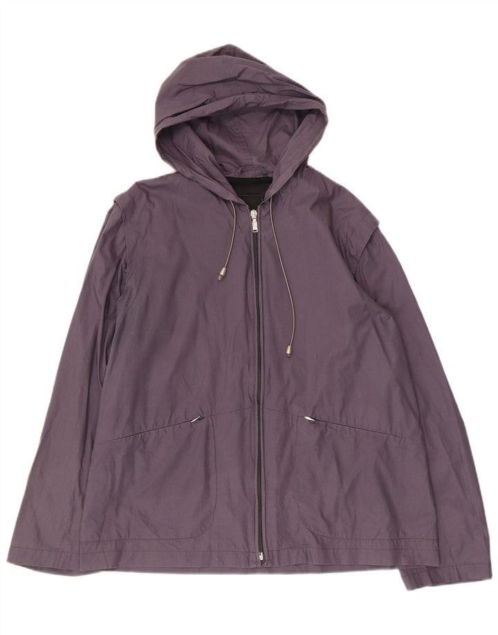 Gas Damen-Windbreakerjacke mit Kapuze, UK 14, Mittelgrau