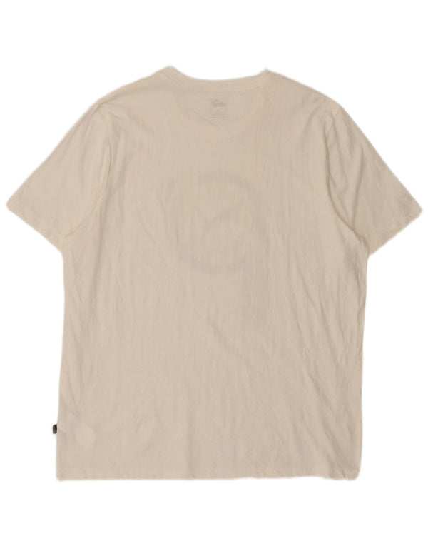 Puma Mens Graphic T-Shirt Top XL White Cotton