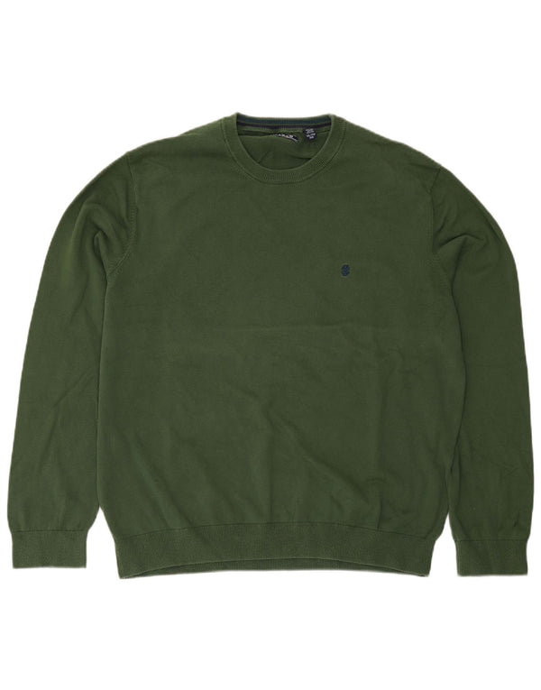 Suéter masculino Izod com gola redonda 2XL verde