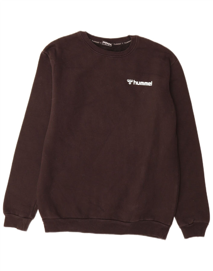 Hummel Hombre Sudadera Jumper Small Negro Algodón