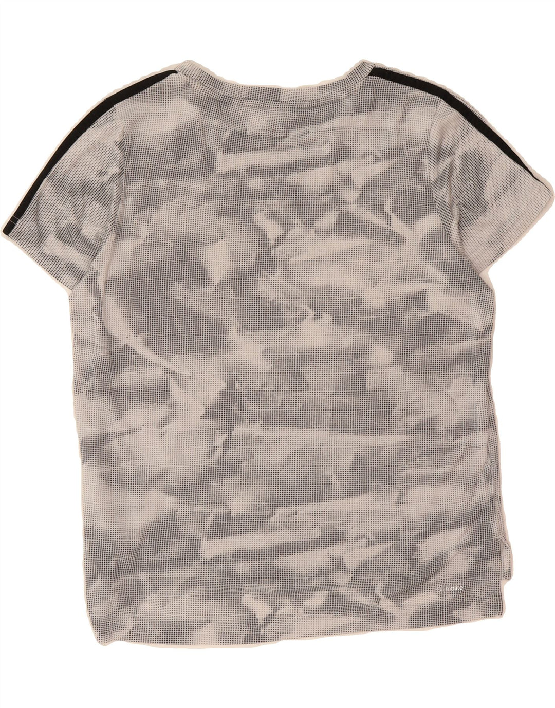 ADIDAS Womens Climalite T-Shirt Top UK 8/10  Small Grey Spotted Polyester Vintage Adidas and Second-Hand Adidas from Messina Hembry 
