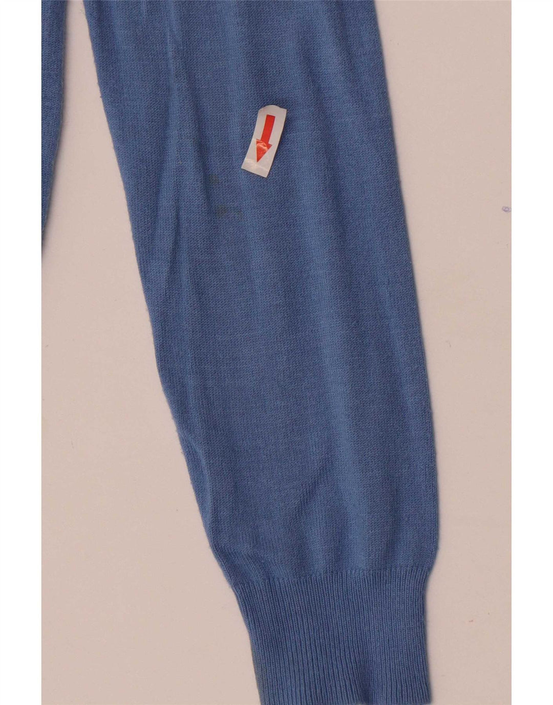 Marks & Spencer Womens Crop Cardigan Sweater UK 10 Small Blue Viscose