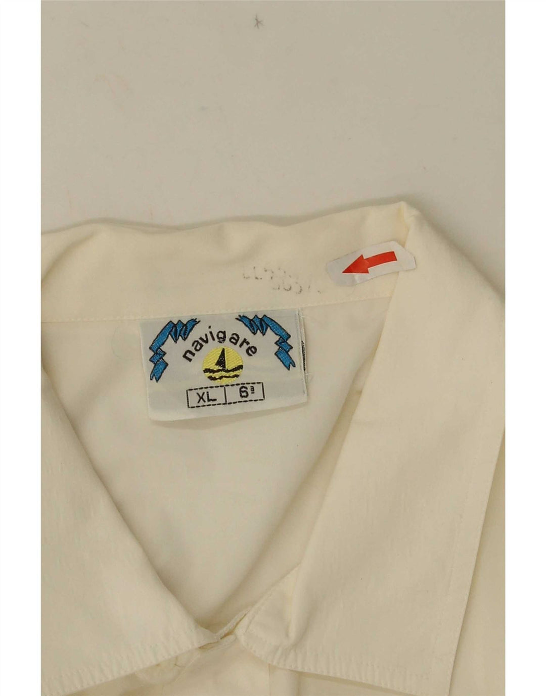 Navigare Mens Short Sleeve Shirt XL White