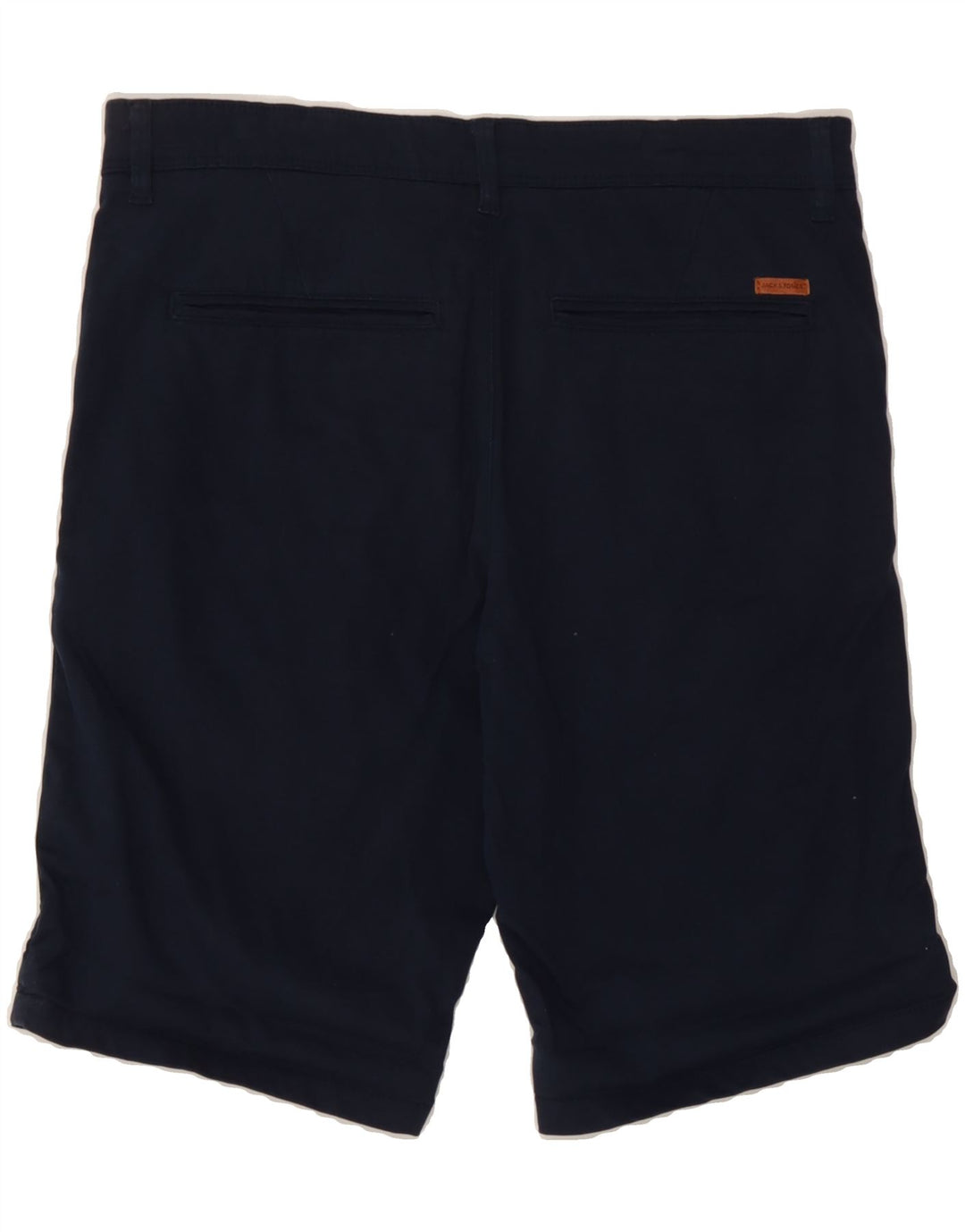 JACK & JONES Mens Chino Shorts Small W29 Navy Blue Cotton Vintage Jack & Jones and Second-Hand Jack & Jones from Messina Hembry 